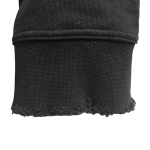 Custom Wholesale Distressed Ripped <b>Pullover</b> <b>Jumper</b> Blank Plain Cotton Oversized Cropped Mock Neck Sweatshirt for Men 2026 - Product Image 6