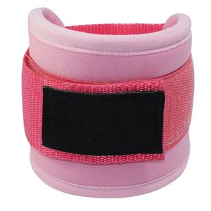 Sangle d'haltérophilie personnalisée OEM, Support de cheville, vente en gros, unisexe, néoprène, sangles de cheville réglables avec Double anneau en D - Product Image 1