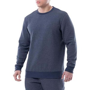 Sudadera de Punto para Hombre, Cuello Redondo, Color Sólido, Corte Regular, Material de Algodón, Estilo Casual para Otoño, Nueva Llegada, Servicio OEM ODM - Product Image 5