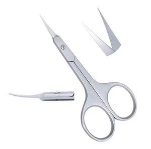 Ciseaux de manucure classiques en acier inoxydable, lame droite, pointe acérée, coupe-cuticules de précision, durables, professionnels, pour le soin des ongles - Product Image 6