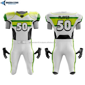 Short d'uniforme de football américain en Spandex/Polyester, protection UV UPF 50+, respirant, anti-humidité, anti-bactérien, personnalisable pour équipe - Product Image 3