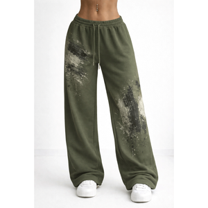 Pantalones deportivos para mujer, cintura elástica, tela suave y elástica, perfectos para entrenamientos, uso casual y comodidad diaria. - Product Image 2