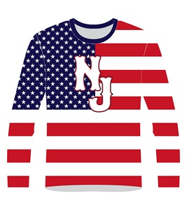 Chemise de compression imprimée par sublimation à séchage rapide pour hommes à manches longues - Product Image 2