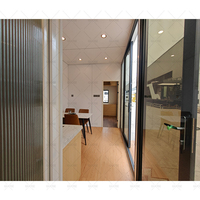 Conception de cabine Apple de haute qualité petites maisons modulaires préfabriquées conteneur en acier mobile construit rapidement maison hôtel utilisation faite