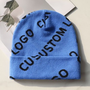 Gorros de lana personalizados de fábrica OEM con bordado para marcas de ropa urbana estadounidenses. - Product Image 3