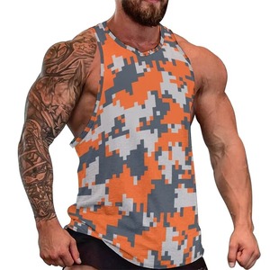 Débardeur imprimé décontracté pour hommes, léger et respirant, sans manches, pour la gym, le fitness, la musculation, mode été - Product Image 2