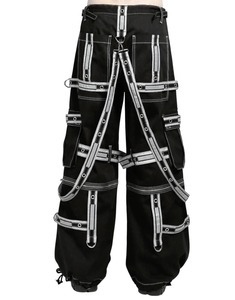 Pantalones Góticos Utilitarios para Hombre al por Mayor, Pierna Ancha, Bolsillos Funcionales, Transpirables, 100% Algodón, Alta Calidad, Moda Alternativa - Product Image 4