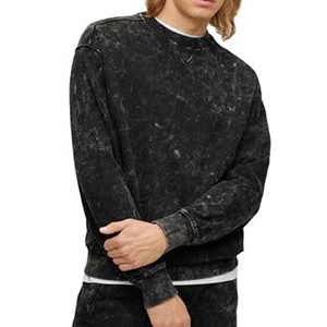 Sweatshirts 100% Cotton Oversized 380g <b>Crewneck</b> with Custom Logo Premium Quality Sweatshirts with Printing and Embroidery - Product Image 1