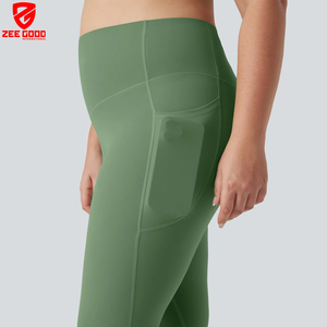 Leggings pour femmes à taille mi-haute en tricot de haute qualité, confortables, légers, à séchage rapide, respirants, pour le yoga et la remise en forme - Product Image 5