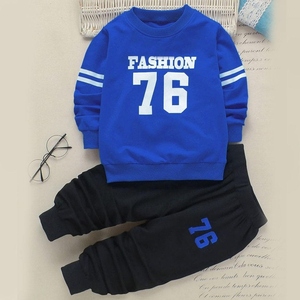 Ensemble de survêtement d'hiver 2 pièces pour garçons, grande taille, avec logo personnalisé, sweat à capuche et pantalon, 100% coton, faible MOQ, vente en gros - Product Image 4