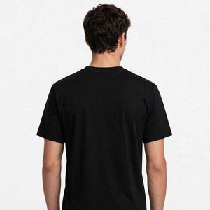 NEXTEX T-shirt unisexe en jersey de coton doux noir à col rond, style décontracté, thème DJ et musique néon - Product Image 4