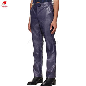 กางเกงหนังผู้ชายมีสไตล์ ดีไซน์ทรงเข้ารูป วัสดุสวมใส่สบายและทนทานสำหรับการสวมใส่ในชีวิตประจำวัน - Product Image 2