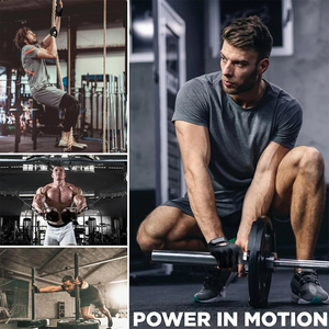 Breathable Half Finger Lightweight Workout Fitness <b>Gloves</b> Black Color <b>Weight</b> Lifting Exercise <b>Training</b> Gym Adjustable Wrist - Product Image 6