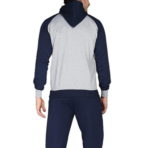 Survêtement de jogging décontracté pour homme, design personnalisé, à capuche, uni, léger, respirant, avec votre logo, 100 % coton, fermeture à cordon, 3D - Product Image 6