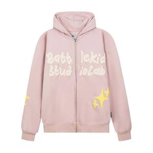 Sweats à capuche épais et épais à impression bouffante 3D avec logo personnalisé Sweat à capuche surdimensionné pour hommes en coton et polyester - Product Image 4