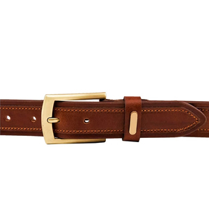 Ceintures en cuir de vachette de haute qualité, décontractées, avec boucle carrée en acier, écologiques, réglables, couleurs personnalisées, logo sur mesure - Product Image 3