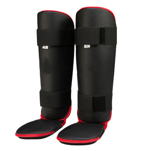 Caprio Custom Leather PU Non Slip Professional <b>Shin</b> <b>Guards</b> Combo Set Muay Thai Kickboxing <b>MMA</b> Boxing Training Protective Gear - Product Image 4