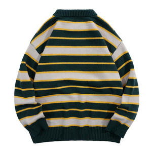 Pull en tricot classique à manches longues avec une coupe confortable pour un style décontracté, professionnel et quotidien - Product Image 2
