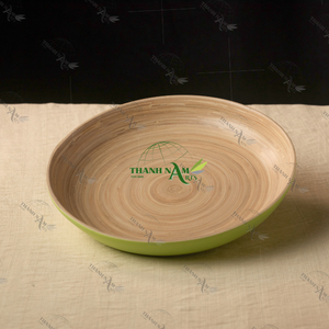 Assiette en bambou traditionnelle vietnamienne au design classique pour une utilisation quotidienne dans la cuisine - Product Image 3