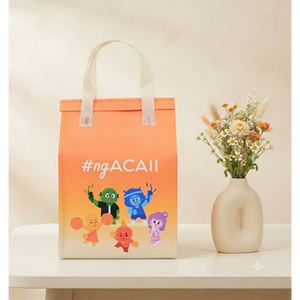 Bolsa Térmica Reutilizable Althea Ecobag con Logotipo Personalizado, Laminada, No Tejida, Impermeable, con Cordón y Pantalla - Product Image 1