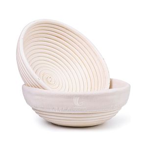 1-Piece Sourdough Artisan Fermentation Round Rattan <b>Baskets</b> Liner <b>Bread</b> Baking Pastry Tools Kit Sourdough Proofing Eco-Friendly - Product Image 3