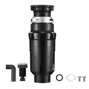 Dissipatore di rifiuti alimentari a alimentazione continua da 1/2 HP 3450 RPM con cavo di alimentazione in metallo EZ Connect e spina UK - Sistema di smaltimento rifiuti - Product Image 1