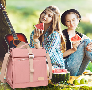 Insulated Lunch Bags with Adjustable Shoulder Strap,Women Men's Lunch Tote for Work,Adult and Teen Lunch Box for Picnic School - Product Image 6