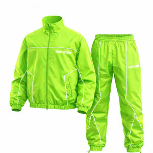 Waterproof Men's <b>Windbreaker</b> Tracksuit Vintage <b>Black</b> Nylon Polyester Reflective Hoodie Set Streetwear Stretch Manufacturer - Product Image 2