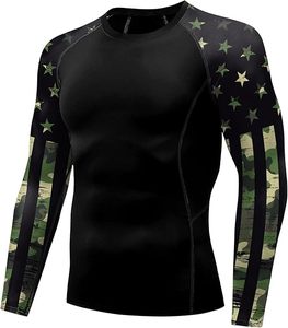 Mma Rash Guard Tops Rashguard Rash Guard Custom <b>Compression</b> <b>Shirts</b> for Men <b>Compression</b> Long Sleeve <b>Compression</b> <b>Shirt</b> Rash Guard - Product Image 1