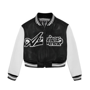 แจ็คเก็ตหนังผู้ชาย Avirex ขายดีที่สุด แฟชั่นฤดูหนาวสุดเท่ ดีไซน์โดดเด่น คุณภาพสูง อุ่นสบาย - Product Image 1