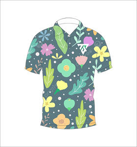 Camisa Polo con Estampado Floral Abstracto para Hombre, Informal, de Verano, Manga Corta, Transpirable, Ligera, a la Moda, para Golf - Product Image 1