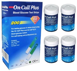 Prueba de Cuidado Personal en Tiras On CALL PLUS en Inglés para Autodiagnóstico y Uso Profesional, Capacidad de 10 ml - Product Image 1