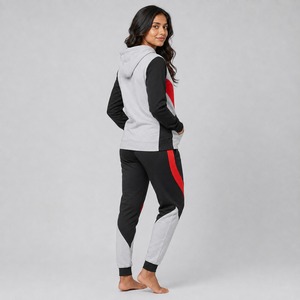 Ensemble de survêtement athlétique pour femmes, deux pièces, avec veste zippée et pantalon de jogging pour un confort quotidien, survêtement pour femmes sur mesure - Product Image 5