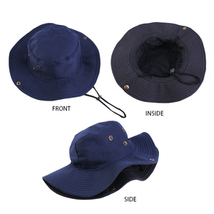 Chapeau Bob de Pêche en Coton et Maille Personnalisable avec Logo, Réglable, Pliable, Protection Solaire, pour Hommes et Femmes – Vente en Gros - Product Image 4