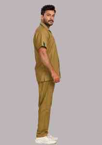 Premium Rayon Hospital Uniform <b>Set</b> with Contrast Piping, Unisex Medical Scrub Suit, <b>Doctor</b> Nurse Workwear, Healthcare Uniform - Product Image 3