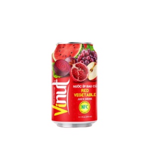 น้ำผักสีแดงสำหรับภูมิคุ้มกัน330มล. vinut ปราศจากน้ำตาลฉลากส่วนตัว - Product Image 1