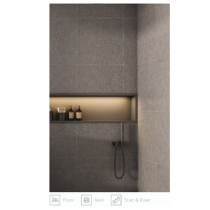 กระเบื้องปูพื้นพอร์ซเลนขัดเงาขนาด 600x1200 มม. ผิวสัมผัสแบบ Punch Texture ขายส่งจากโรงงานโดยตรง ผิวเงาและผิวด้านสำหรับตกแต่งภายในบ้าน - Product Image 1