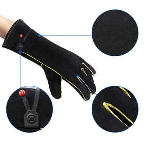 Guantes de Soldadura de Diseño Popular Más Vendidos, Marca Privada, Crea Tu Propio Estilo Único, Guantes de Soldador, Guantes de Protección para Manos y Brazos - Product Image 6