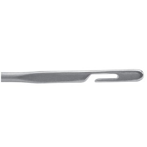 Zetomedpro Suture <b>Puller</b> Round Handle Surgical Instrument Knot Pusher Suture Passer overall Length 35cm-ZETOMEDPRO - Product Image 3