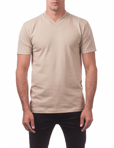 T-shirt pour homme à col en V, prix bas, saison estivale, coton de haute qualité, t-shirt pour homme à col en V, t-shirt pour homme grande taille, coupe ajustée - Product Image 3