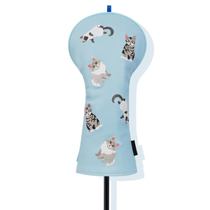 Housses de tête de club de golf en cuir imperméables, nouvelle collection 2026, légères, pour bois de fairway et hybrides, ensemble de housses de couleur unie - Product Image 1