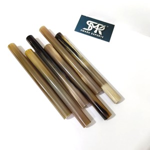 Rouleaux de corne de buffle naturelle, écologiques et durables, lisses et polis, pour la fabrication de manches de couteaux, l'incrustation de bijoux, la sculpture et le bricolage - Product Image 2