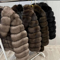 AL SWANS Manteau trench sans manches en fausse fourrure de renard pour femme, épais et chaud, col en fourrure de renard, couleur unie, longueur moyenne, luxe