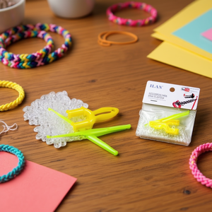 Clip trasparenti tipo S ILAN, 100 pezzi, per la creazione di elastici in gomma - Product Image 2