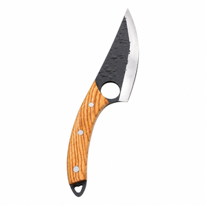 Cuchillo Jexmoo Personalizado Hecho a Mano de Alta Calidad con Hoja de Acero al Carbono de 12 Pulgadas, Mango de Madera y Funda de Cuero, DIY OEM - Product Image 1