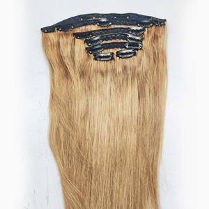 <b>Seamless</b> <b>Clip</b> <b>Ins</b> Set Color <b>Hair</b> <b>Clip</b> <b>in</b> Set 180 Grams <b>Clip</b> Dark Blonde <b>Seamless</b> <b>Hair</b> <b>Extensions</b> - Product Image 6