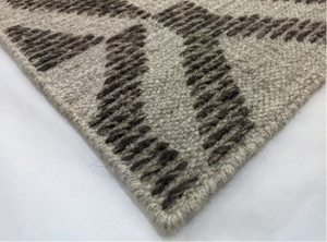 Tapis Dhurrie élégant en laine tissée à la main pour zone de réception de bureau, tapis robuste pour usage commercial à prix de gros - Product Image 2