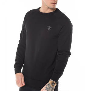 New Wholesale Plain 100% Cotton Blended Blank <b>Fleece</b> Crewneck <b>Sweatshirt</b> Men Custom Design <b>Sweatshirt</b> for Custom Logo - Product Image 2