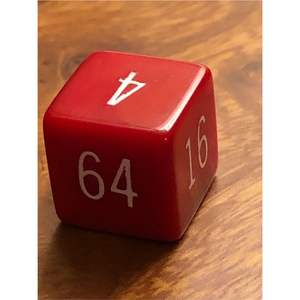 Premium 16mm <b>Backgammon</b> Doubling Cube High Contrast Urea Resin Game Dice for Professional <b>Backgammon</b> <b>Sets</b> Resin Doubling Cubes - Product Image 2