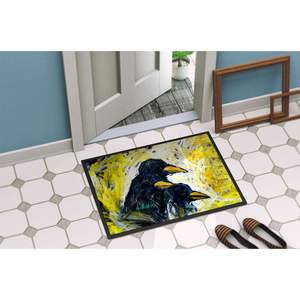 Nouveau tapis de porte intérieur/extérieur antidérapant 18H X 27W tapis d'entrée avant lavable à poils bas - Product Image 4